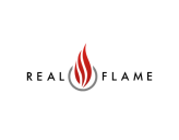 Real flame logo tile